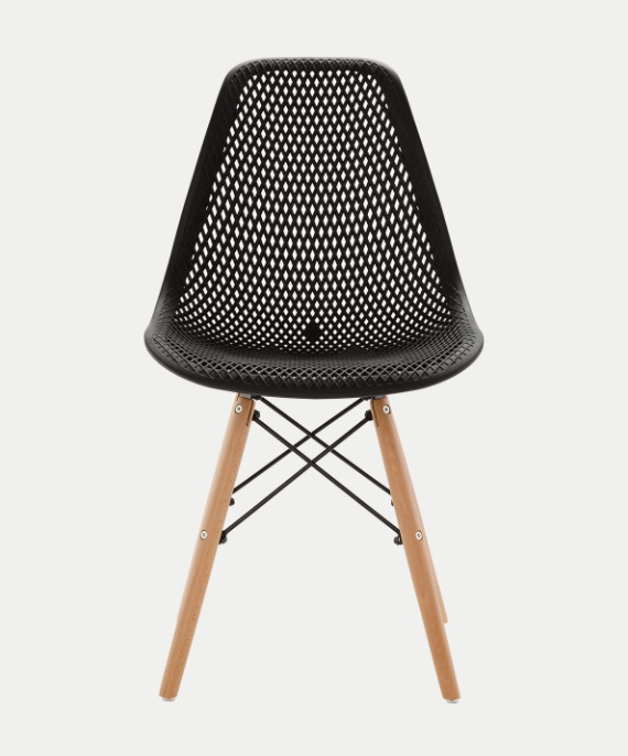 Стул ажурный EAMES DSW черный