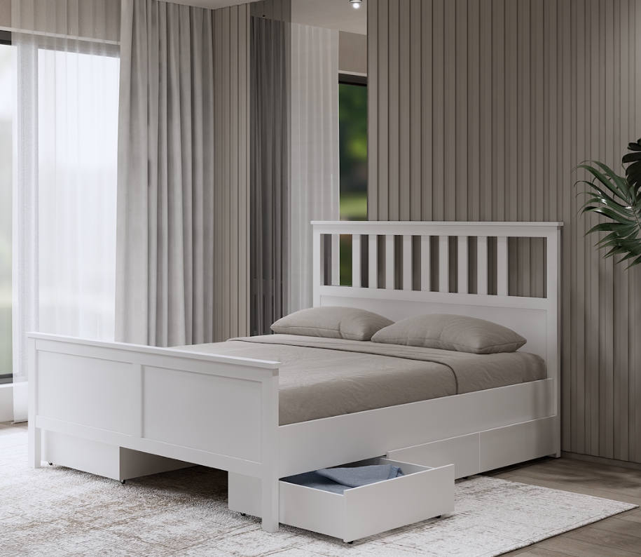 Ящик для хранения под кровать HEMNES ХЕМНЭС  КЫМÖР белый