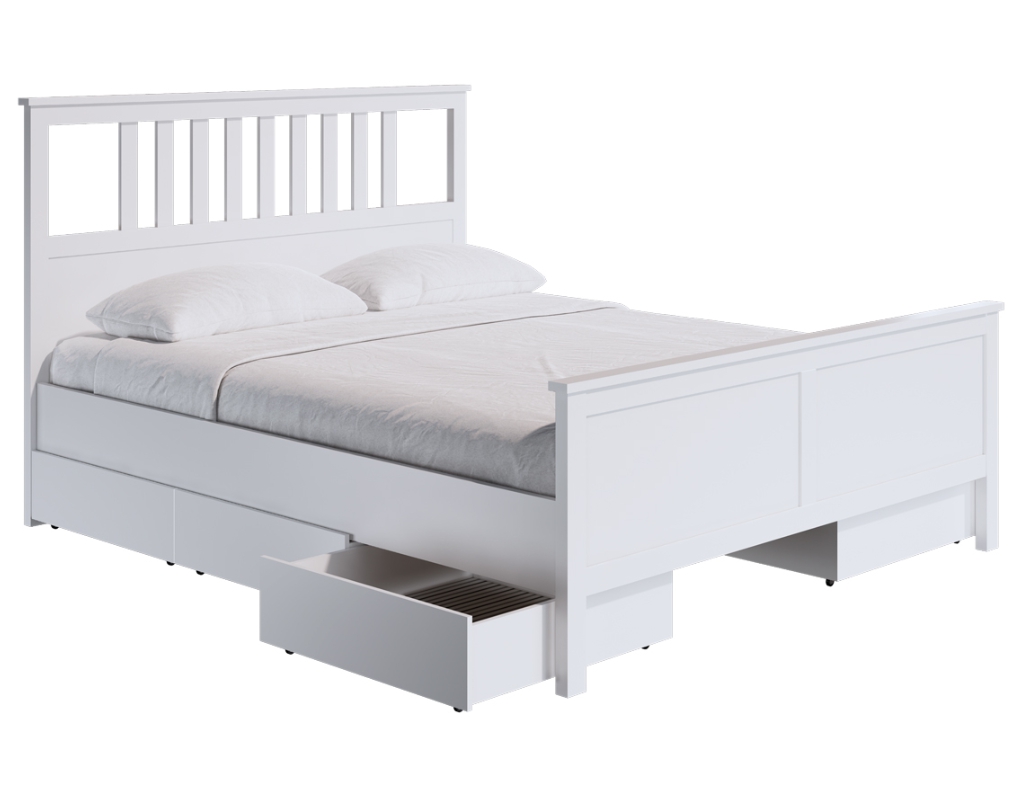Ящик для хранения под кровать HEMNES ХЕМНЭС  КЫМÖР белый