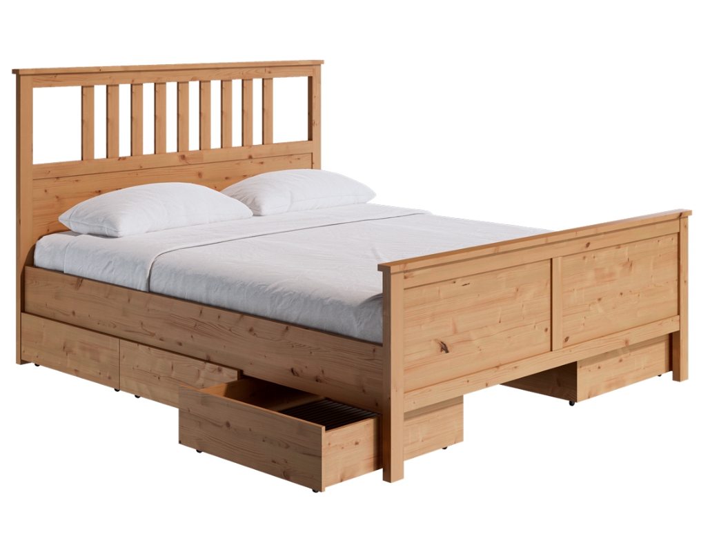 Ящик для хранения под кровать HEMNES ХЕМНЭС  КЫМÖР светло-коричневый