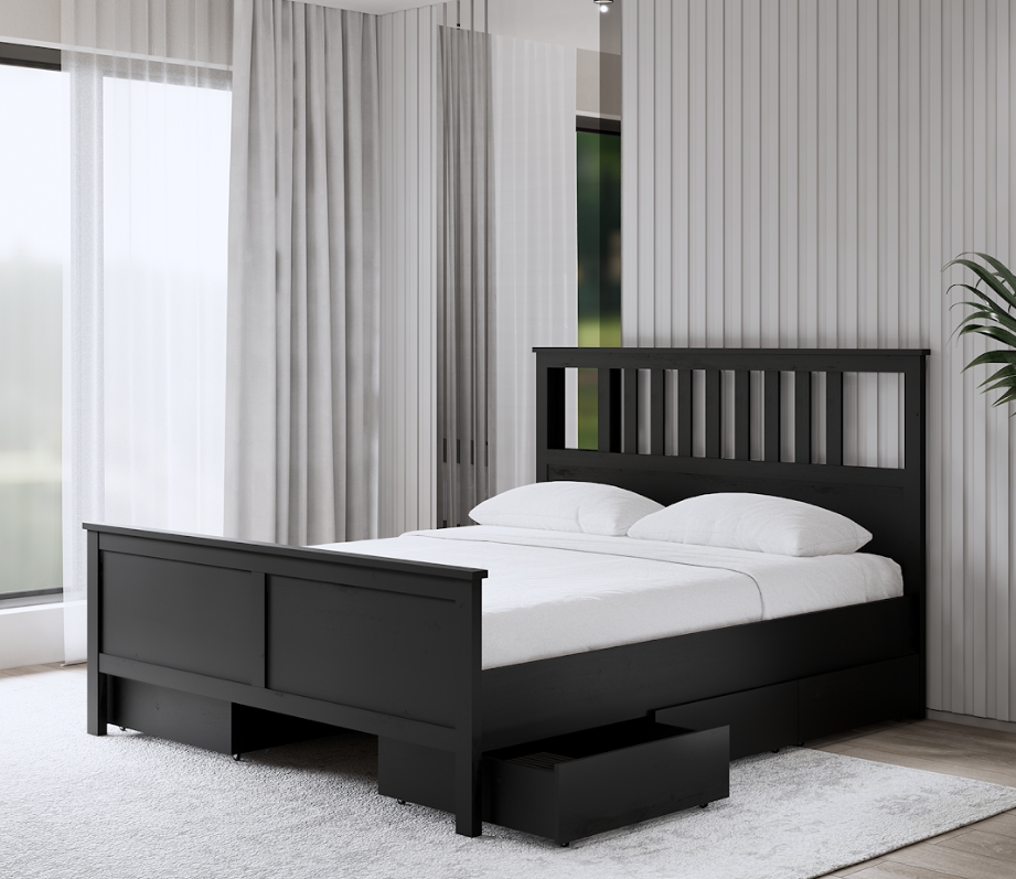 Ящик для хранения под кровать HEMNES ХЕМНЭС  КЫМÖР черный
