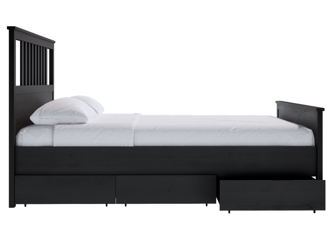Ящик для хранения под кровать HEMNES ХЕМНЭС  КЫМÖР черный