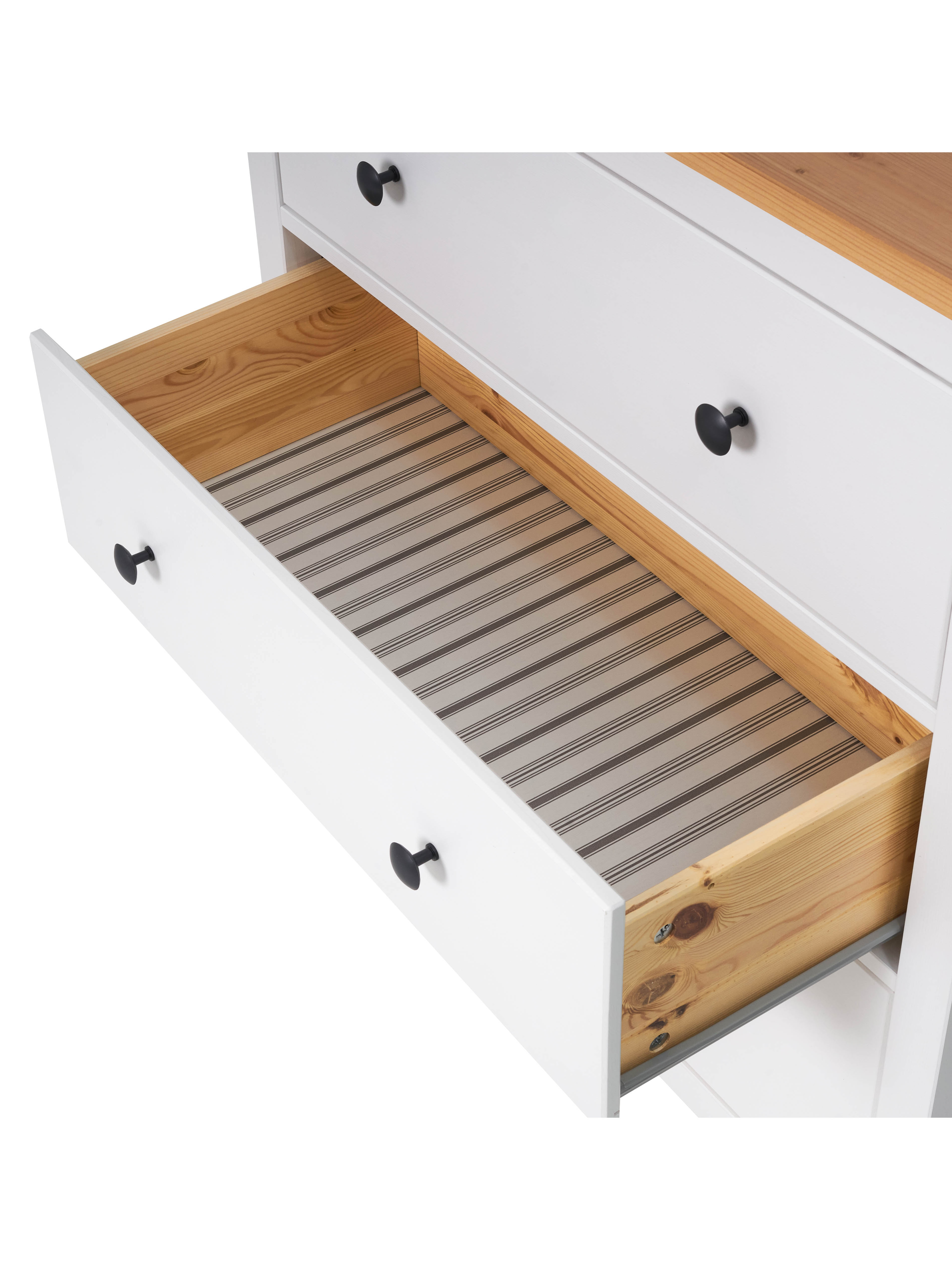 Комод HEMNES ХЕМНЭС КЫМÖР 3 ящика белый/светло-коричневый