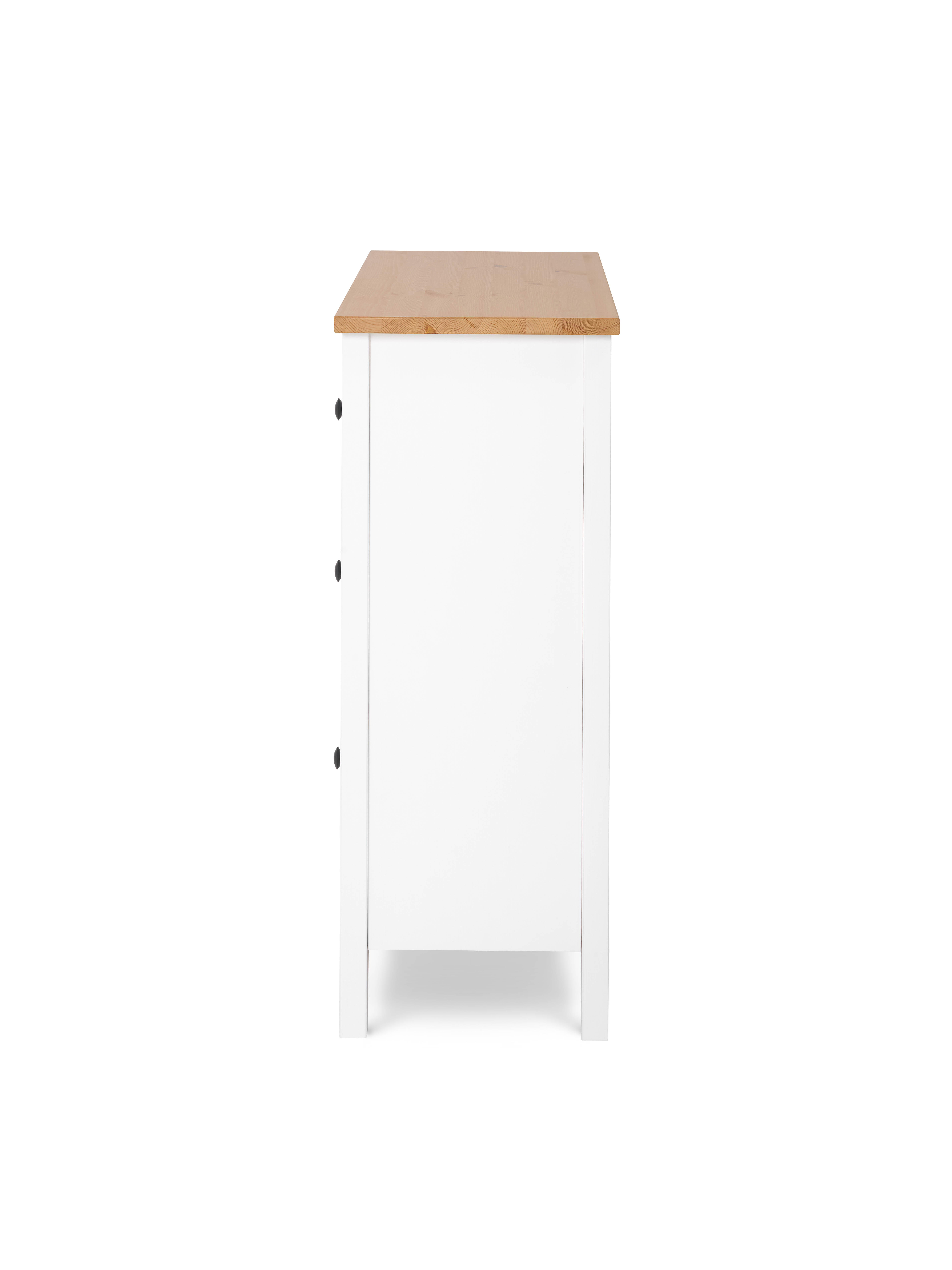 Комод HEMNES ХЕМНЭС КЫМÖР 3 ящика белый/светло-коричневый
